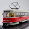 1:43 Трамвай Tatra-T2, красный / белый
