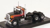 1:43 седельный тягач FREIGHTLINER FLC 120 64 T 1977 Black/Red/Yellow 