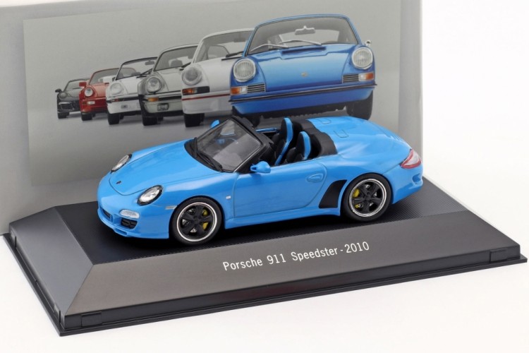 1:43 PORSCHE 911 Speedster (997) 2010 Blue