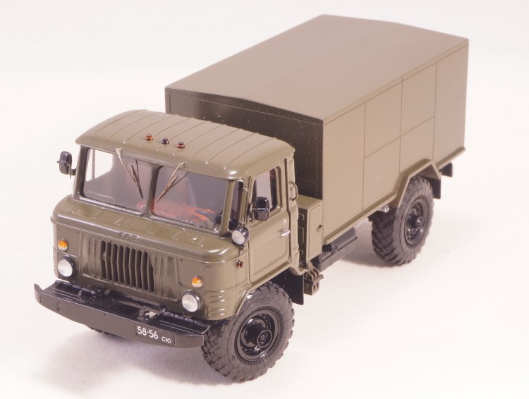 1:43 АФК-66 Армейский автомобиль-фургон комбинированный для перевозки хлеба и продуктов