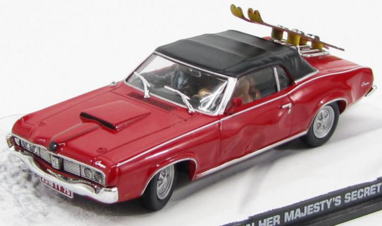 1:43 MERCURY Cougar "On Her Majesty's Secret Service" 1969 Red