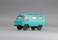 1:43 Советский автомобиль тип 450A «Милиция» с интерьером - г. Запорожье, УССР - 1963 г.