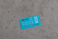 1:43 Набор декалей Volvo F12 Sovtransavto 1:43 Набор декалей Volvo F12 Sovtransavto