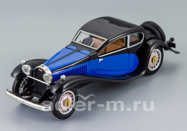1:43 Bugatti T 50 (black / blue)