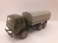 1:43 КАМский грузовик-4310 тент (хаки/серый тент)