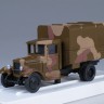 1:43 ЗИС-5 Военный грузовик камуфлированный (с тентом)
