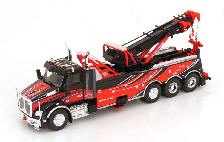 1:43 эвакуатор KENWORTH T880 2018 Red/Black 
