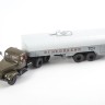 1:43 КРАЗ-258Б1 с п/п ТЗ-22, хаки / серый