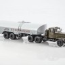1:43 КРАЗ-258Б1 с п/п ТЗ-22, хаки / серый