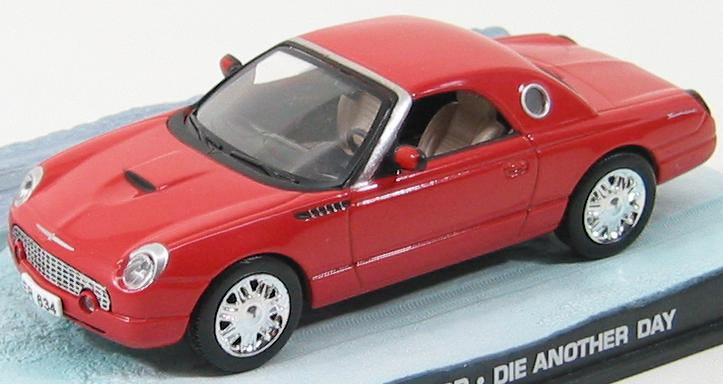 1:43 FORD Thunderbird "Die Another Day" 2002 Red