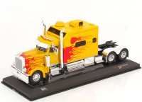1:43 седельный тягач PETERBILT 379 Custom 2002 Yellow/Decorated
