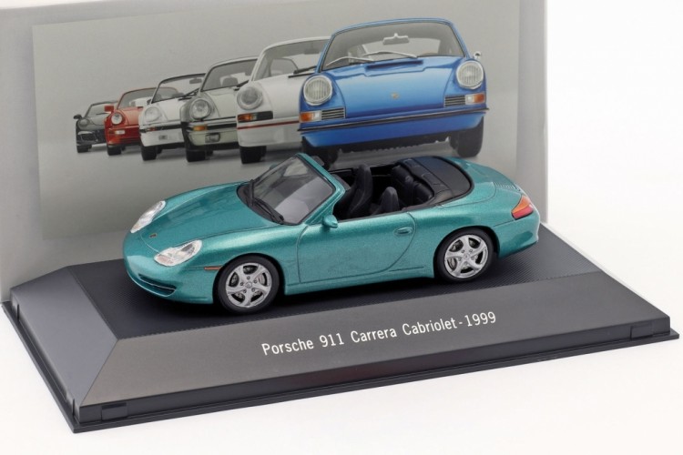 1:43 PORSCHE 911 Carrera 2 Cabriolet (996) 1999 Green