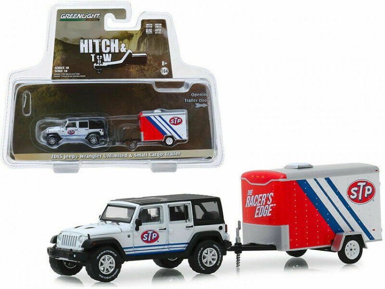 1:64 JEEP Wrangler Unlimited and "STP" с прицепом Small Cargo 2015