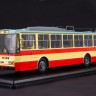 1:43 Троллейбус Skoda-14TR, красно-бежевый