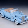 1:43 PACKARD Twelve 1407 Bohman & Schwartz Convertible Coupe 1936 Light Blue