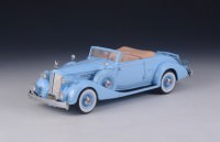 1:43 PACKARD Twelve 1407 Bohman & Schwartz Convertible Coupe 1936 Light Blue