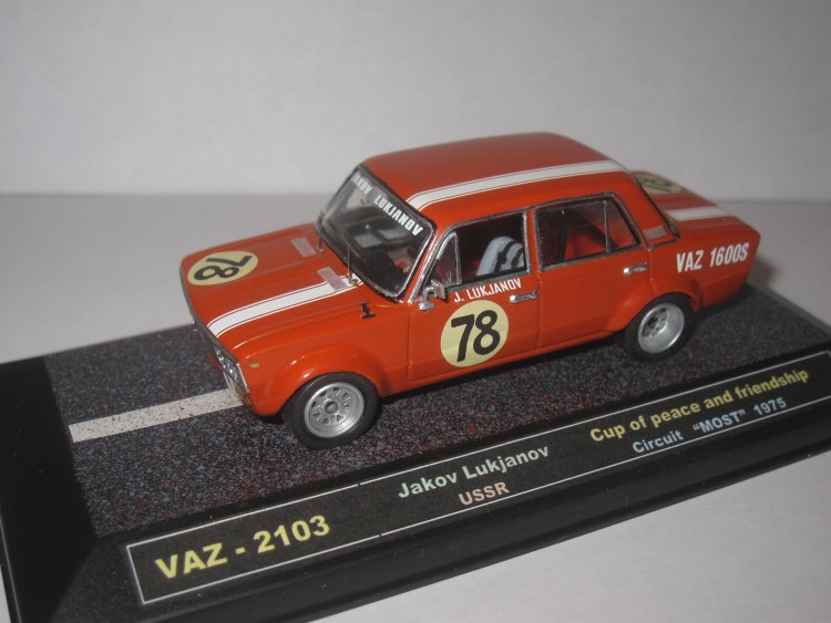 1:43 VAZ-2103 Jacov Lukjanov Cup of peace and friendship Circuit "MOST" 1975