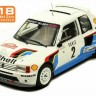 1:18 PEUGEOT 205 T16 #2 Vatanen/Harryman WINNER Rally Monte Carlo 1985
