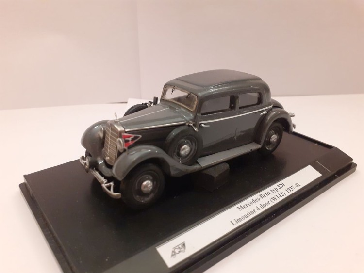 1:43 Mercedes Benz typ 320 Limousine 4-door (W142) 1937-42 военный закрытый (ver. 2.0)