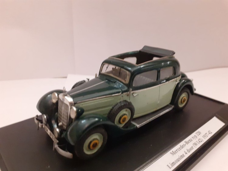 1:43 Mercedes Benz typ 320 Limousine 4-door (W142) 1937-42 Открытый верх/двухцветный