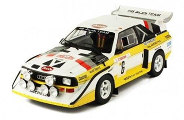 1:18 AUDI Sport Quattro S1 E2 #6 "HB Audi Team" Mikkola/Hertz Rally Monte Carlo 1986