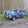 1:43 MOSKVITCH - 412 Kastytis Girdauskas / Uldis Madrevic, USSR. WRC Rally 1000 Lakes Finland 1972