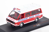 1:43 RAF 2203 техничка "Avtoexport Lada Rally Team" с багажником 1982 Red