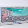1:43 KAMский грузовик-65801-T5 Самосвал, красный / зеленый