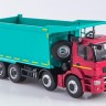 1:43 KAMский грузовик-65801-T5 Самосвал, красный / зеленый