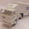 1:43 КАМский грузовик-5410 с полуприцепом UNICEF