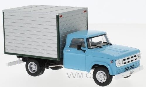 1:43 DODGE D-400 Box Van (фургон) 1971 Light Blue/Grey