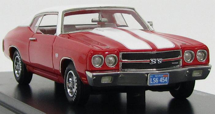 1:43 Chevrolet Chevelle SS 454 1970 (red w/white) .