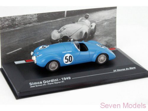1:43 SIMCA Gordini #50 Scaron-Veiron LE MANS 1949