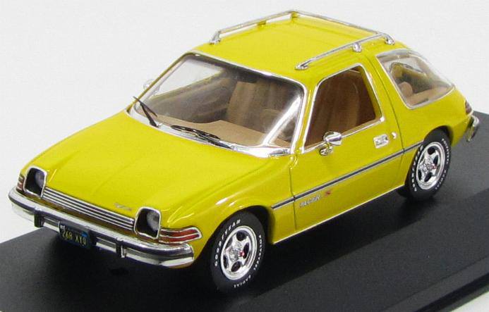1:43 AMC PACER X 1975 Yellow