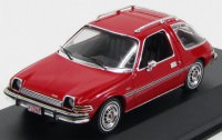 1:43 AMC PACER X 1975 Red