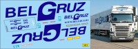 1:43 набор декалей Транспортная компания BELGRUZ (Белгруз)
