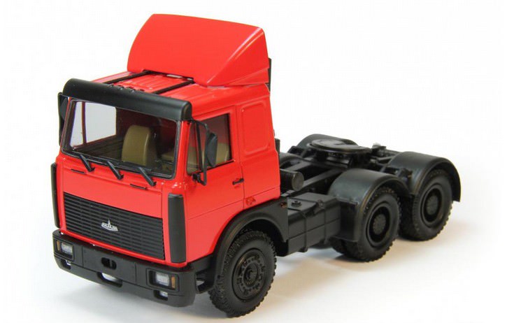 1:43 МАЗ 64226 седельный тягач (1989-1993), красный