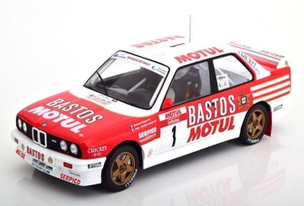 1:18 BMW M3 (E30) #1 "Bastos Motul" Beguin/ Lenne Rally Tour de Corse 1988