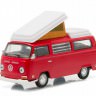 1:64 VW T2b Camper Van (кемпер) 1968 Red/White