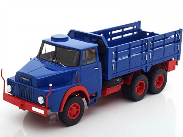1:43 HENSCHEL HS 3-14 6x6 (бортовой грузовик) 1967 Blue/Red