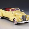 1:43 CADILLAC V16 Convertible Coupe (открытый) 1938 Yellow