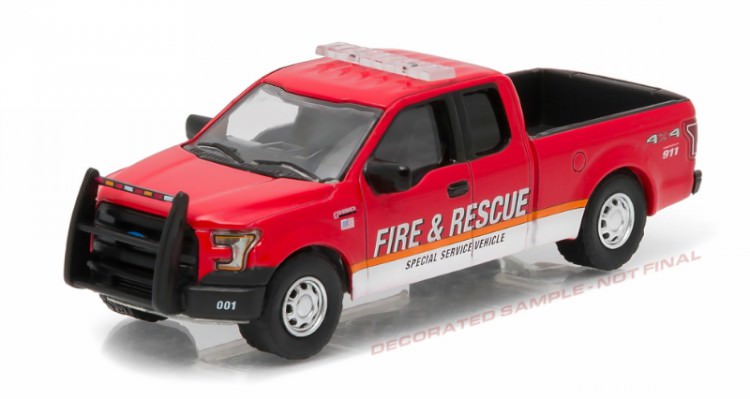 1:64 FORD F-150 Fire & Rescue Special Service (пожарный) 2015