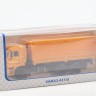 1:43 КАМский грузовик-43118 (рестайлинг) бортовой с тентом, оранжевый