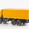 1:43 КАМский грузовик-43118 (рестайлинг) бортовой с тентом, оранжевый