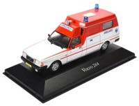 1:43 VOLVO 264 Ambulance White/Red