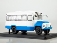 1:43 Курганский автобус-3270 бело-голубой