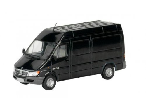 1:43 DODGE 2500 SPRINTER Van 2004 Metallic Black