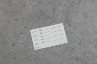 1:43 Набор декалей Шильдик капота МАЗ 5440-1