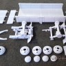 1:43 Сборная модель прицеп ГКБ-817 низкий борт