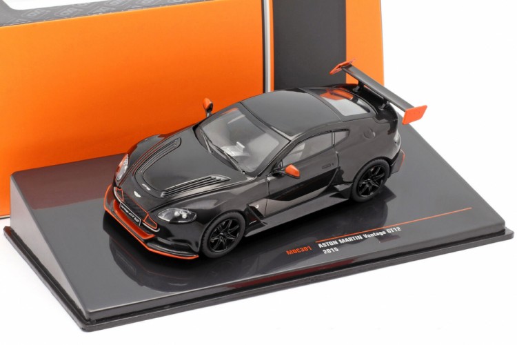 1:43 ASTON MARTIN Vantage GT12 2015 Black/Orange